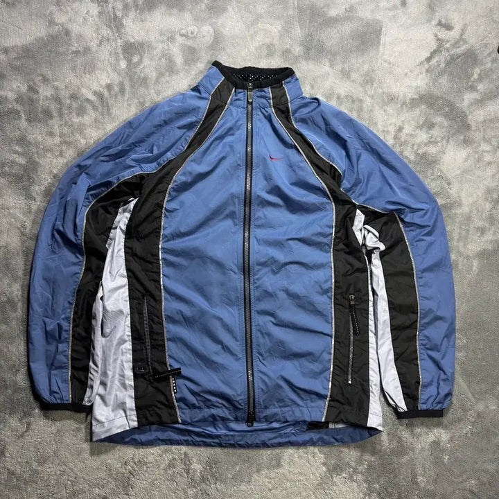[BUNJANG] Nike Old School Color Block Windbreaker Jacket / 나이키 올드스쿨 배색 바람막이