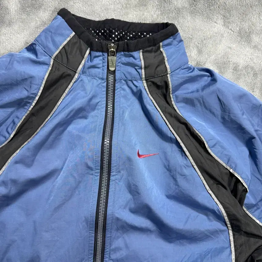 [BUNJANG] Nike Old School Color Block Windbreaker Jacket / 나이키 올드스쿨 배색 바람막이