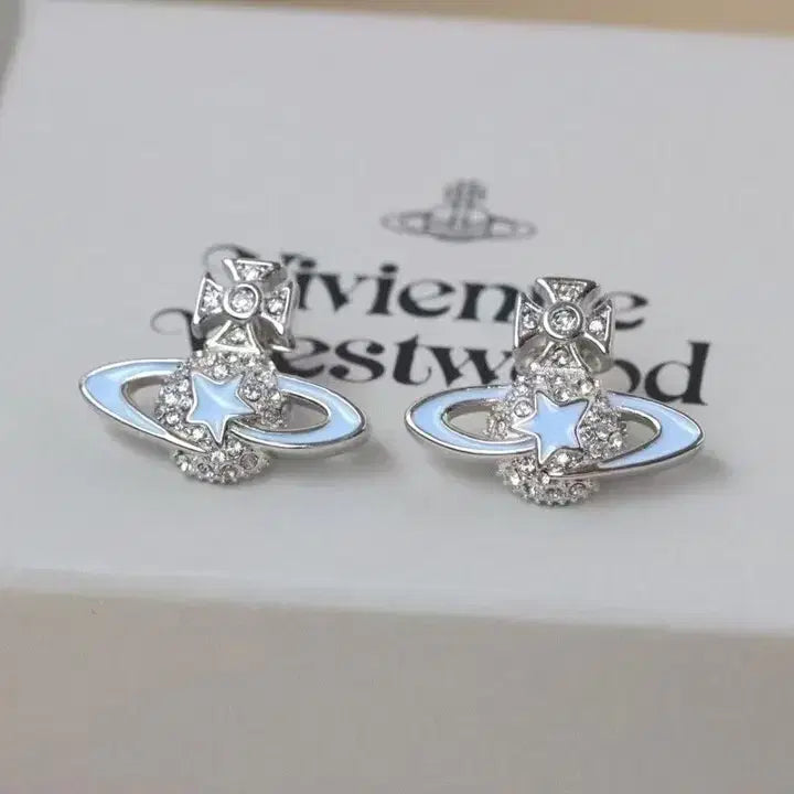[BUNJANG] Vivienne Westwood Star Earrings Silver / 비비안 웨스트우드의 스타 귀걸이