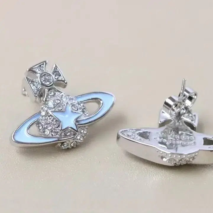 [BUNJANG] Vivienne Westwood Star Earrings Silver / 비비안 웨스트우드의 스타 귀걸이