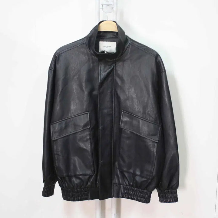[BUNJANG] Lady Volume F Faux Leather Jacket Black / J-12182/레이디볼륨 정품 여성용 인조가죽 자켓 F
