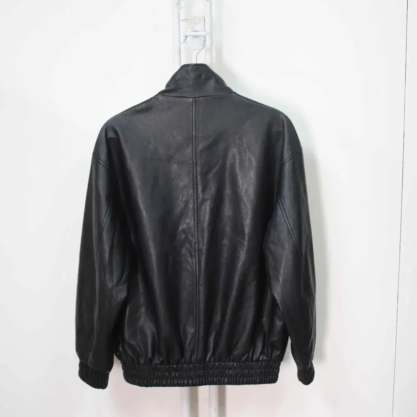 [BUNJANG] Lady Volume F Faux Leather Jacket Black / J-12182/레이디볼륨 정품 여성용 인조가죽 자켓 F