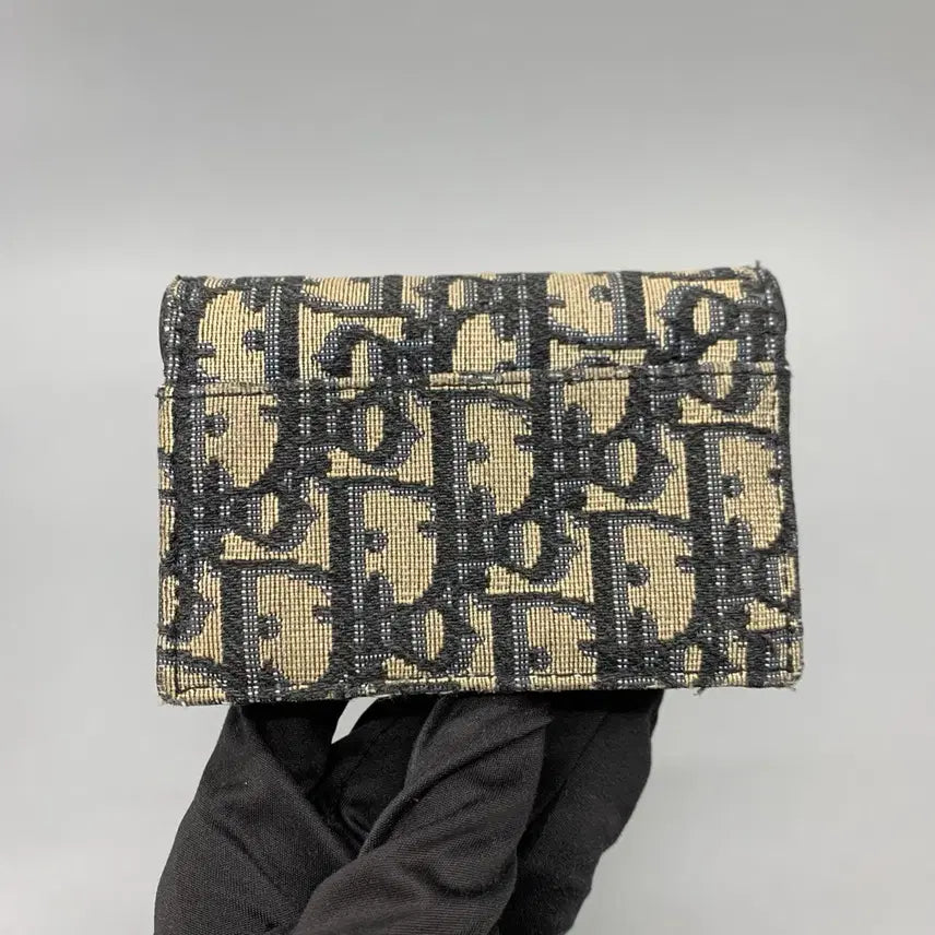 [BUNJANG] Dior Oblique Saddle Card Holder / 267001720 디올 오블리크 새들 카드지갑