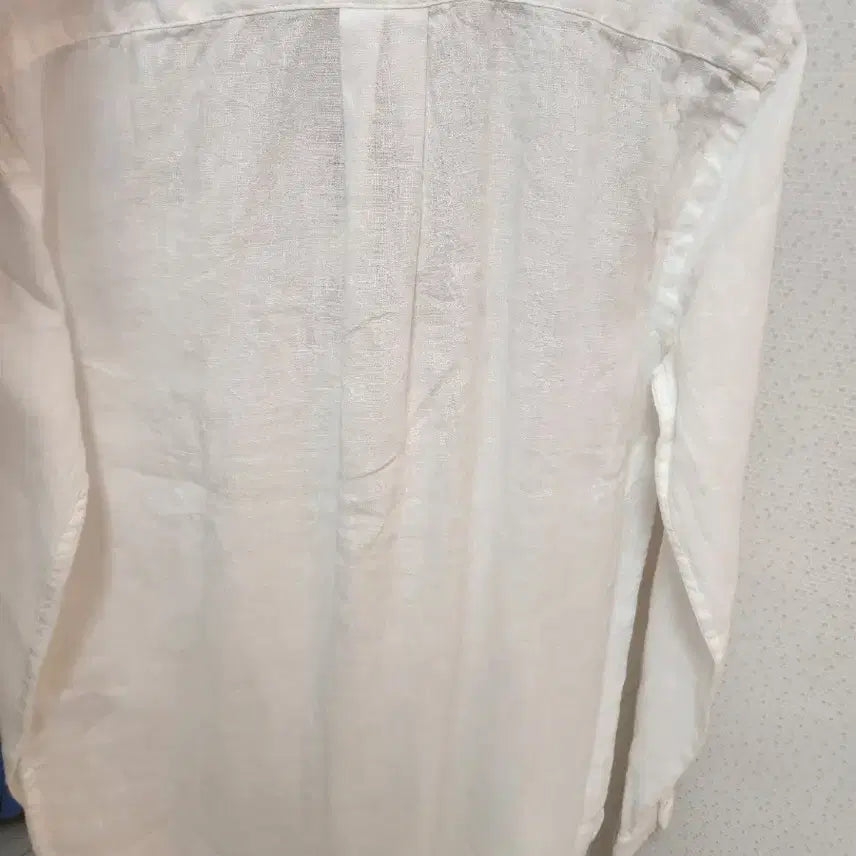 [BUNJANG] Polo Ralph Lauren White Linen Shirt / 폴로 랄프로렌 화이트 린넨 셔츠 새상품