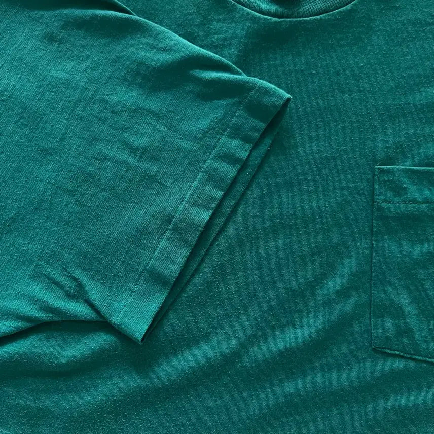 [BUNJANG] XXL Vintage Single Stitch Plain Pocket T-Shirt / [XXL] 미국 빈티지 싱글스티치 무지 포켓 티셔츠