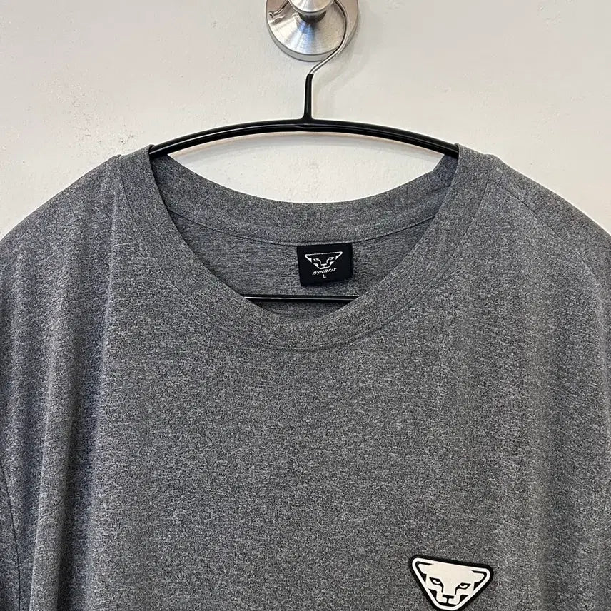 [BUNJANG] Dynafit Grey Short Sleeve T-Shirt L (Fits 110) / 다이나핏 그레이 반팔 티셔츠 L (실측110)