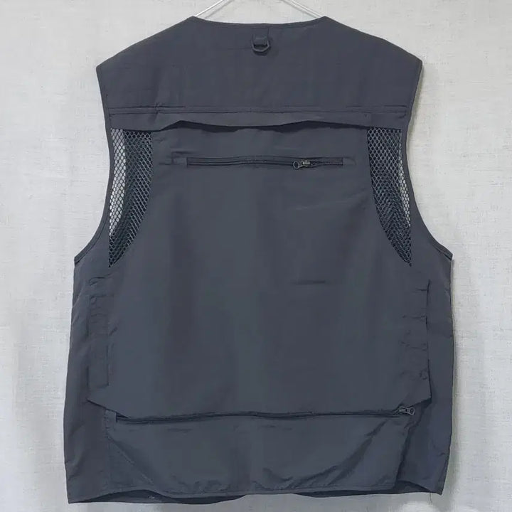 [BUNJANG] Multi-Pocket Mesh Vest - Gray, 3XL / 새상품) 12개 멀티포켓 여름 메쉬 조끼 그레이 낚시 등산 캠핑 오토바이