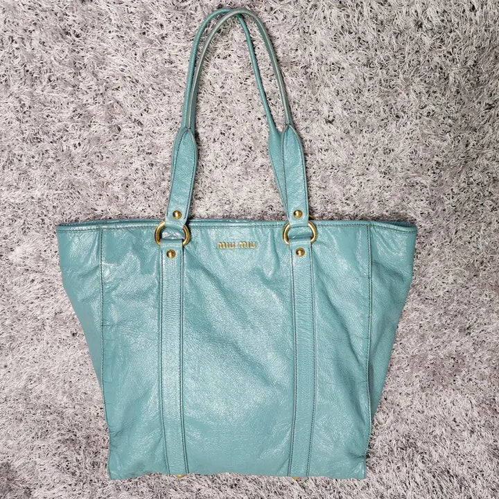 [BUNJANG] Miu Miu Patent Leather Shoulder Bag / 미우미우 페이턴트 레더 숄더백