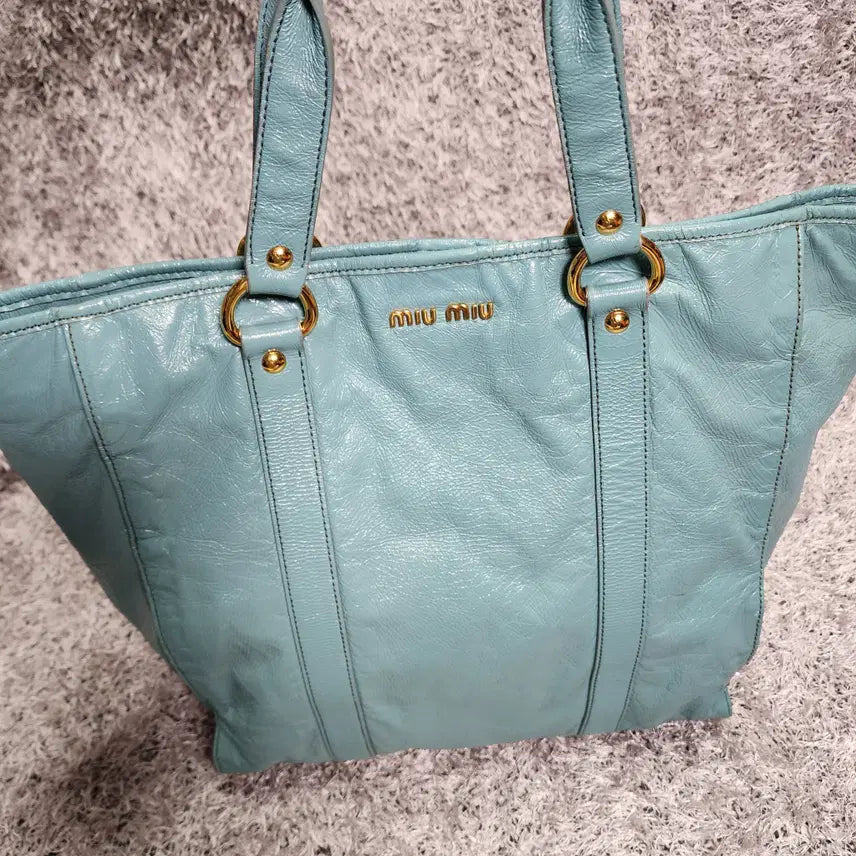 [BUNJANG] Miu Miu Patent Leather Shoulder Bag / 미우미우 페이턴트 레더 숄더백