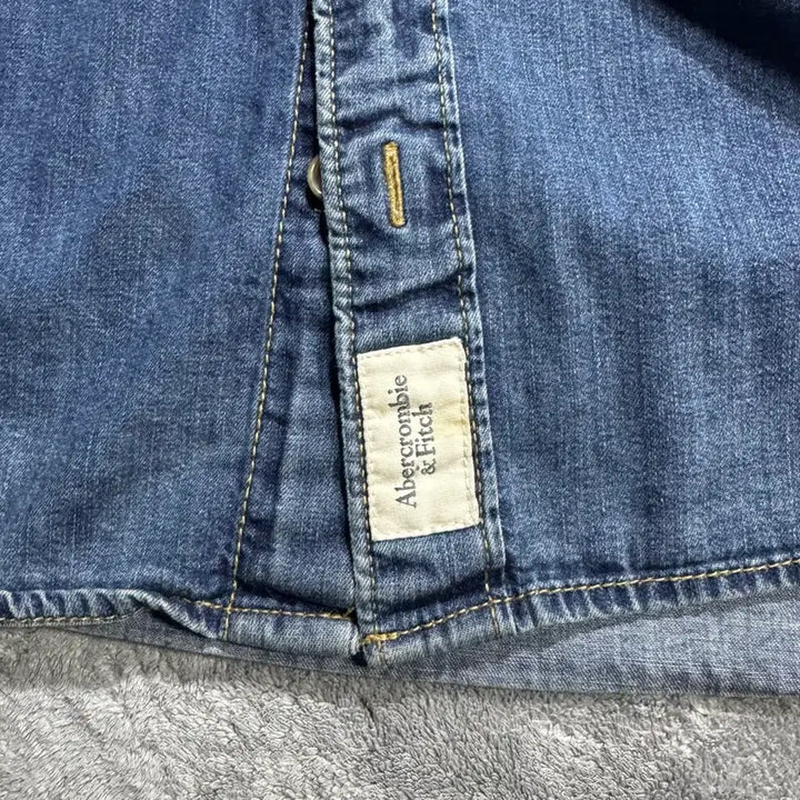 [BUNJANG] Abercrombie Denim Work Shirt XL / 아베크롬비 데님 워크셔츠