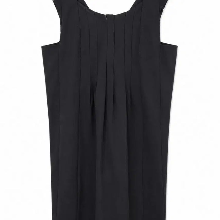 [BUNJANG] STEFANEL Black Pleated Dress / STEFANEL 블랙 플리츠 원피스 85