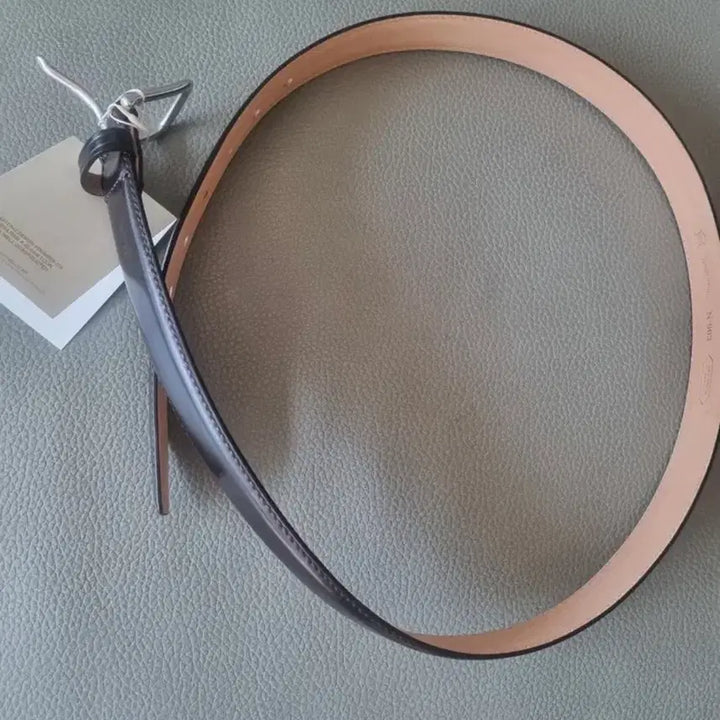 [BUNJANG] Bastong 903 Belt Silver/Dark Brown New / 바스통 903 벨트 실버/다크브라운 새상품