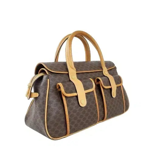 [BUNJANG] Celine Vintage Macadam Two-Pocket Tote Bag / 정품 셀린느 빈티지 마카담 투포켓 토트백