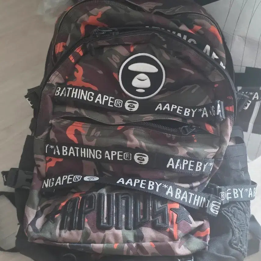 [BUNJANG] New Era x Bape Camo Backpack / 뉴에라x베이프 백팩