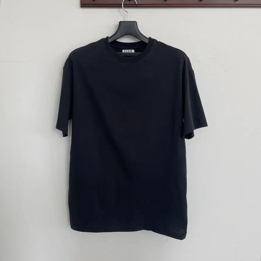 [BUNJANG] COAR Unisex Black Basic Short Sleeve T-Shirt M-L / 쿠어 공용M-L 블랙 기본 반팔 티셔츠
