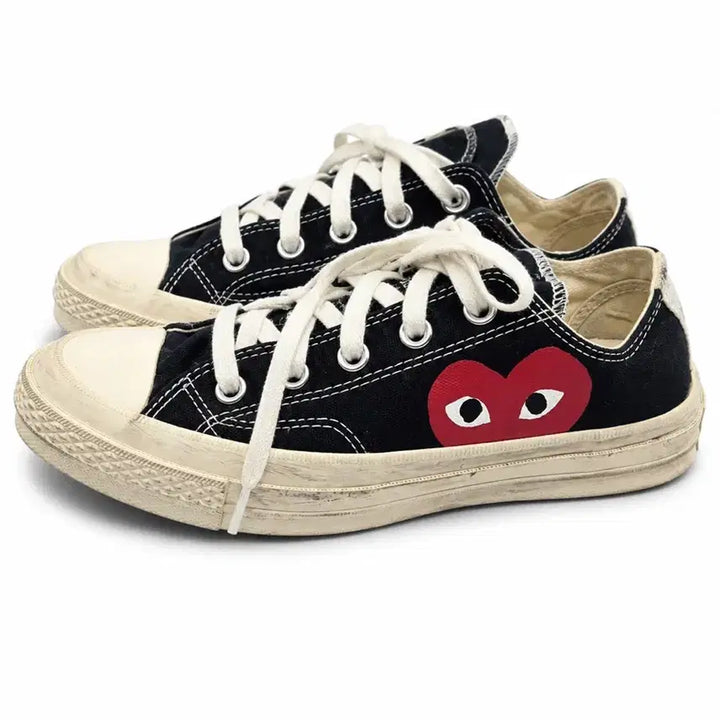 [BUNJANG] Comme des Garçons x Converse Chuck 70 Low Top Sneakers / 꼼데가르송 X 컨버스 척 70 로우 220