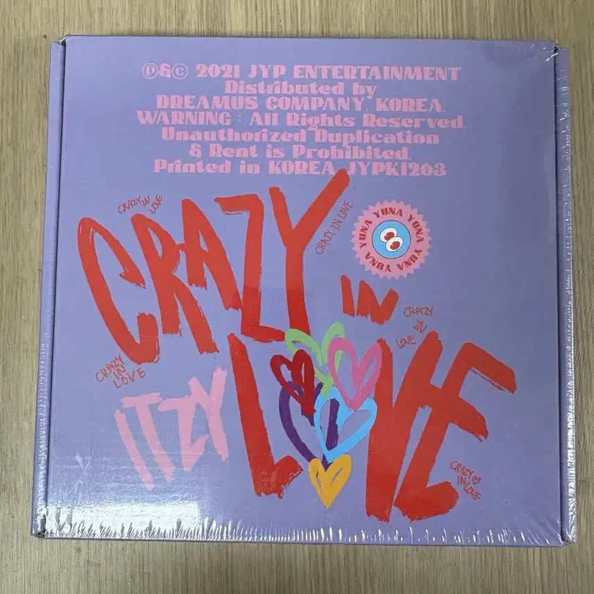 [BUNJANG] ITZY Crazy In Love Album (Yuna Version) - Sealed / 미개봉 ITZY Crazy In Love 앨범 (유나버전)