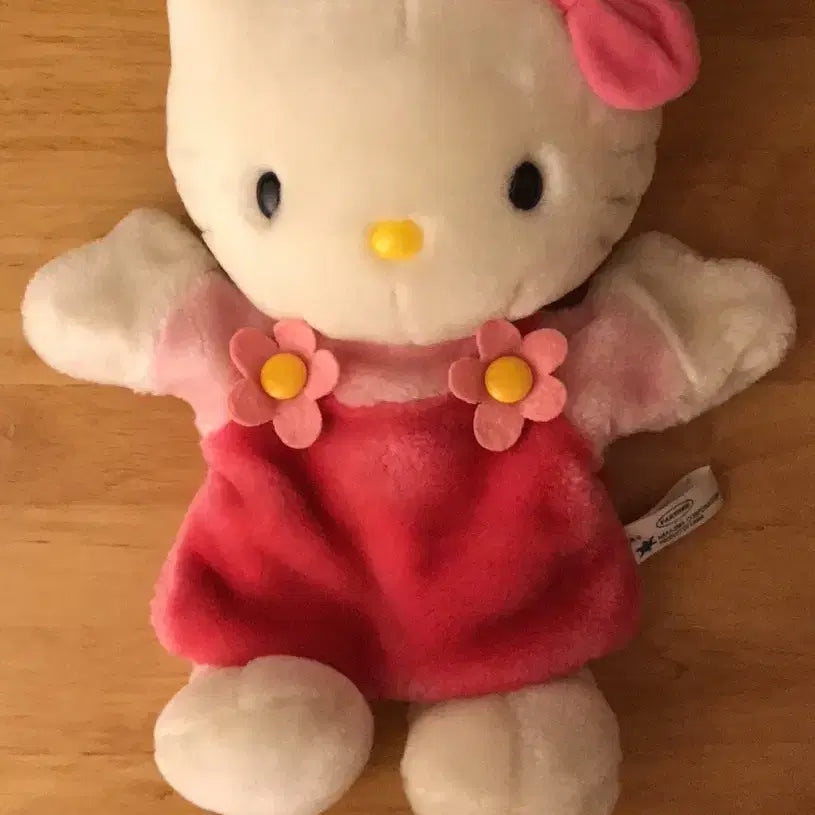 [BUNJANG] 1997 Sanrio Hello Kitty Hand Puppet Plush (Rare) / 레어! 1997 일본 고전 키티 핸드퍼펫팻 보들보들 인형