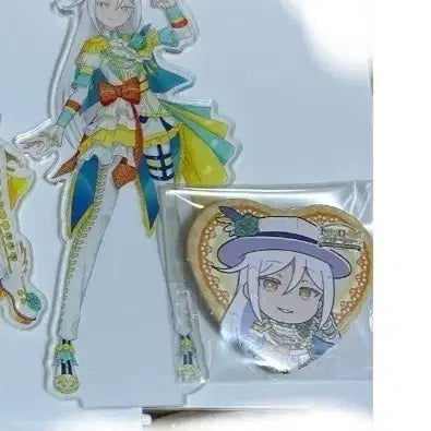 [BUNJANG] Pri-Channel Sororoo Acrylic Stand &amp; Badge Set / 프리채널 소루루 아크릴스텐드 메루카리 상품 비현물