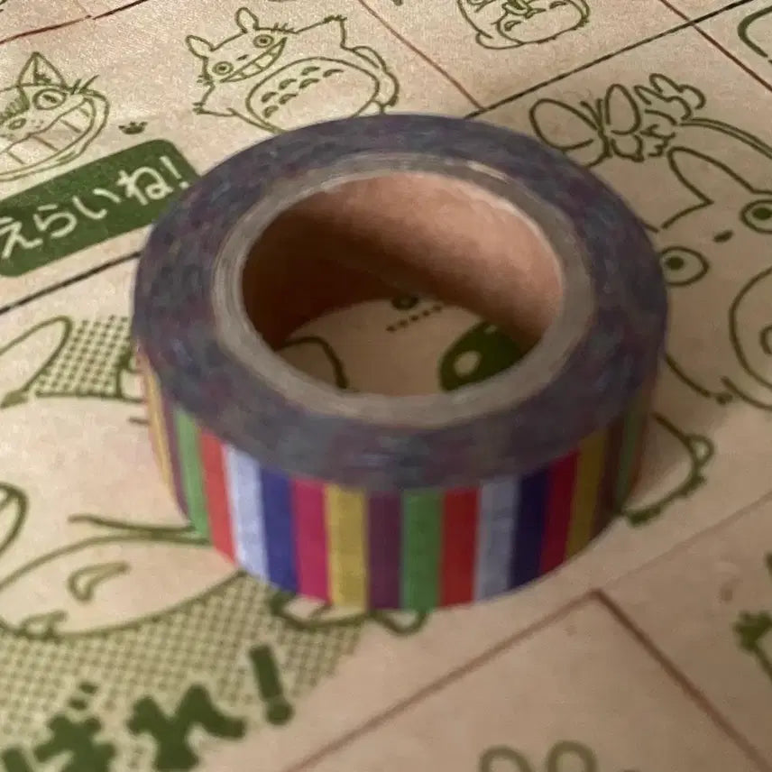 [BUNJANG] Traditional Korean Colors Masking Tape / 색동 마스킹테이프