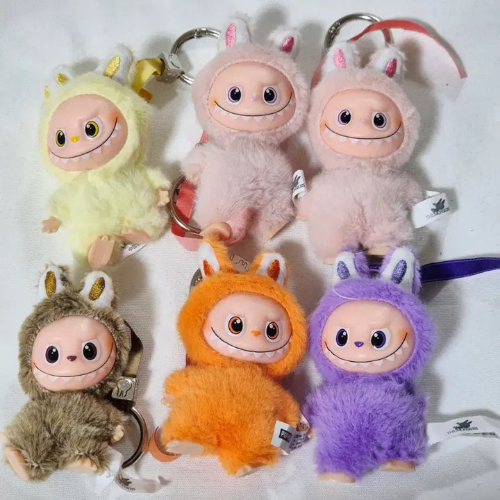 [BUNJANG] Plush Keychain Bag Charm (Teletubbies, Crayon Shin-chan, Raboo Boo, Monchhichi, etc.) / 봉제인형 키링 가방고리 (텔레토비, 짱구, 라부부, 몬치치 등)