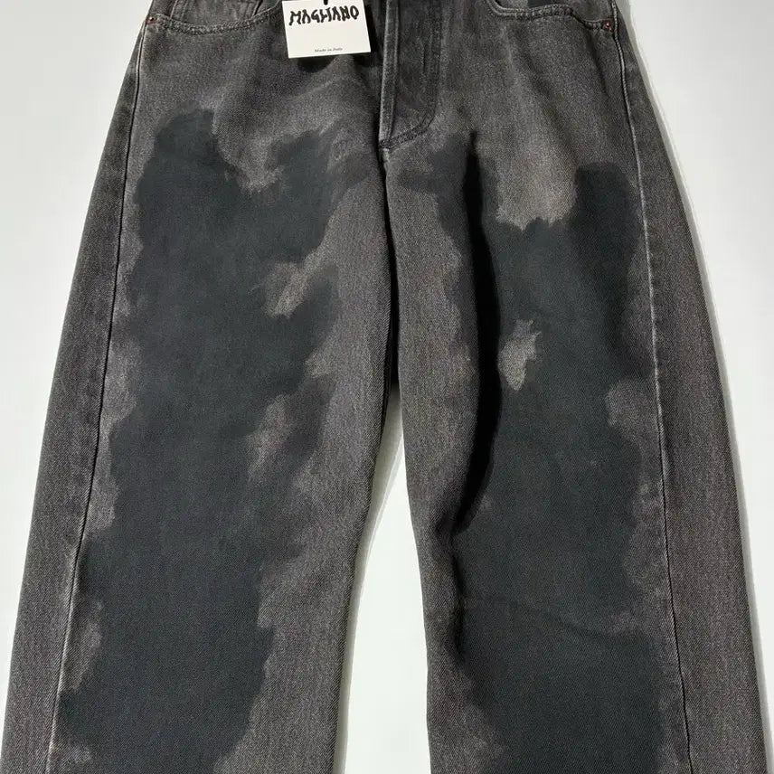 [BUNJANG] MAGLIANO Unregular Officina Denim Jeans Black / MAGLIANO 마리아노 언레귤러 오피치나 데님 진 블랙 M사이즈