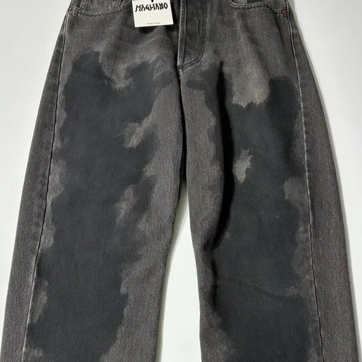 [BUNJANG] MAGLIANO Unregular Officina Denim Jeans Black / MAGLIANO 마리아노 언레귤러 오피치나 데님 진 블랙 M사이즈