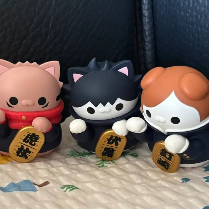 [BUNJANG] Jujutsu Kaisen Megacat Jum-Nyanko Yume Figure Bundle Set - Yuji, Megumi, Nobara / (일괄) 주술회전 메가캣 주술냥코 유메노 고양이 피규어 유지 메구미 노바