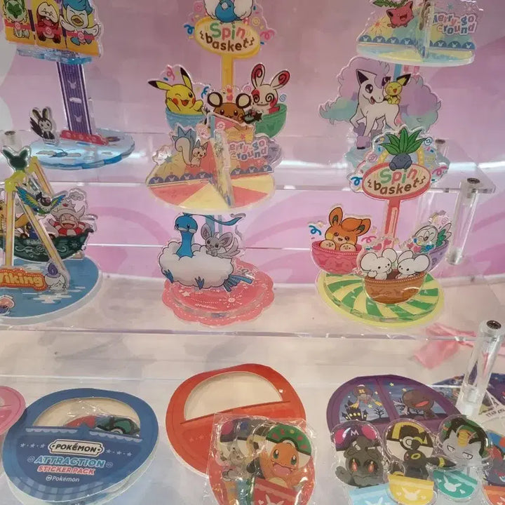 [BUNJANG] Pokemon Pop-up Attraction Acrylic Stand (Pikachu, Dedenne, Rookidee) / 포켓몬 팝업(성수) 어트랙션 아크릴 스탠드