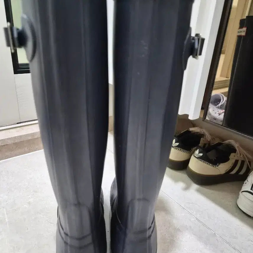 [BUNJANG] Hunter Rain Boots Navy with Socks EU37 / 헌터 레인부츠 네이비 +삭스 EU37