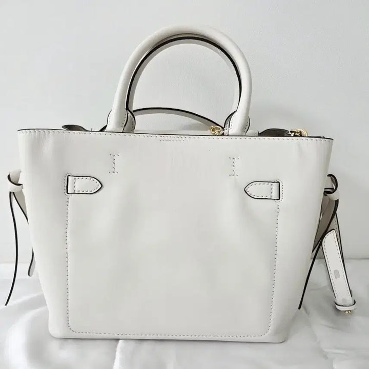 [BUNJANG] Michael Kors Hamilton Satchel Bag White / [마이클코어스 해밀턴 사첼백 화이트 / 거의 새상품급]