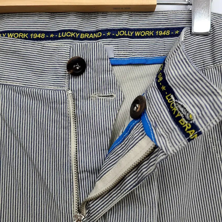 [BUNJANG] Serie Lucky Brand Jolly Work Striped Trousers Size 30 / 시리즈 럭키브랜드 JOLLY WORK 스트라이프바지/30/앨리스/1276