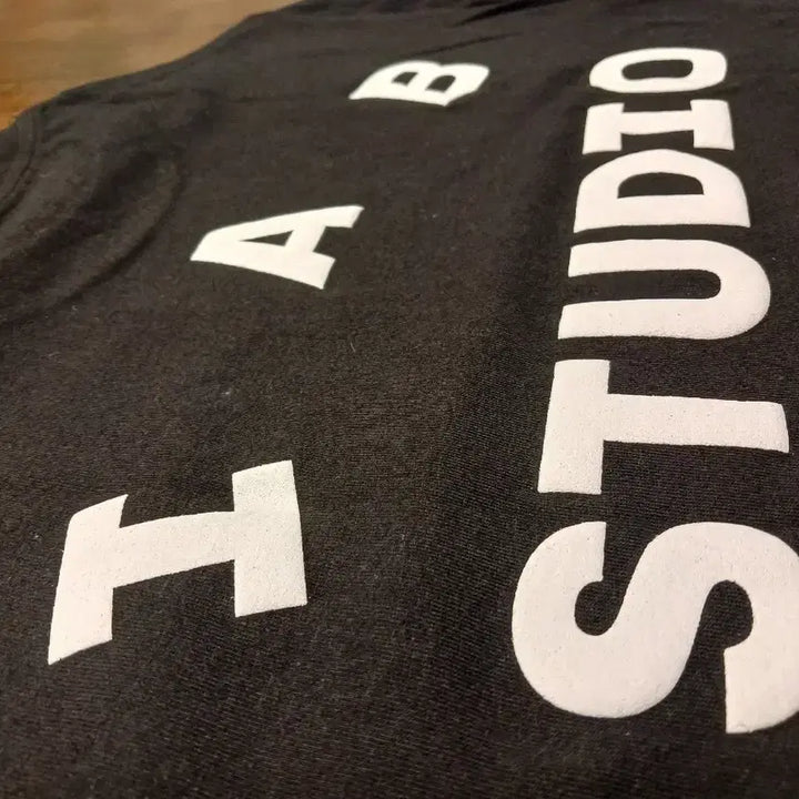 [BUNJANG] IAB Studio Black Short Sleeve T-Shirt / IAB 스튜디오 블랙 반팔 티셔츠