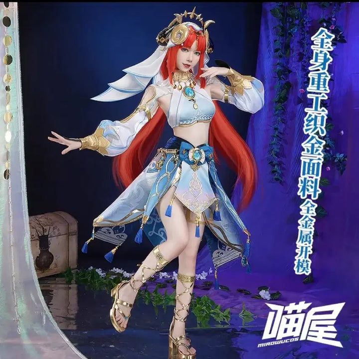 [BUNJANG] Yaong Shop Genshin Impact Nilou Cosplay Costume Full Set / [야옹샵] 원신 닐루 코스프레 의상 풀셋 판매
