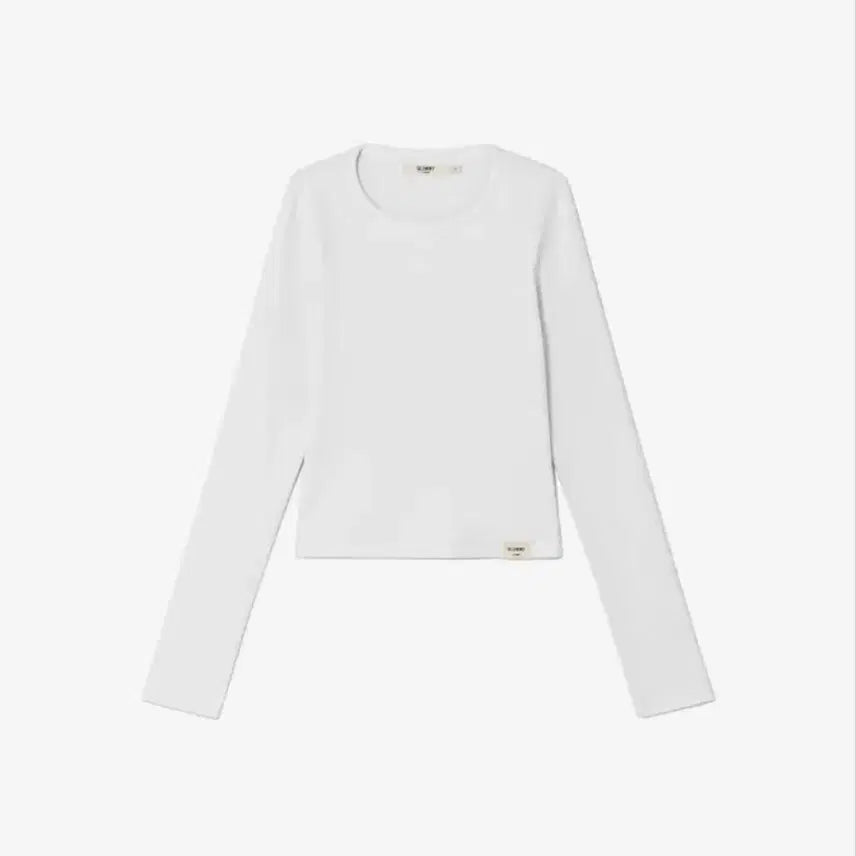 [BUNJANG] Glowny G Classic Rib Crew Neck Long Sleeve T-Shirt / 글로니 G CLASSIC RIB CREW NECK LONG SLEEVE