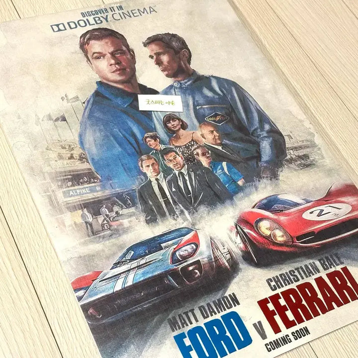 [BUNJANG] Ford v Ferrari Dolby Cinema Poster (A3) - Special Exhibition Limited Edition / [초희귀한정판]영화 포드v페라리 돌비시네마 포스터(A3) 특별전 한정판