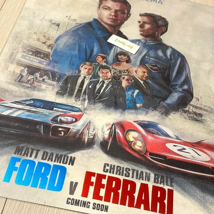 [BUNJANG] Ford v Ferrari Dolby Cinema Poster (A3) - Special Exhibition Limited Edition / [초희귀한정판]영화 포드v페라리 돌비시네마 포스터(A3) 특별전 한정판