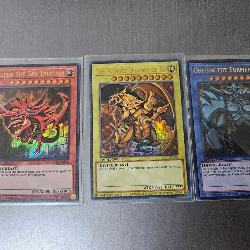 [BUNJANG] Yu-Gi-Oh! Egyptian God Cards Trinitas Set / 유희왕 신의카드 삼환신