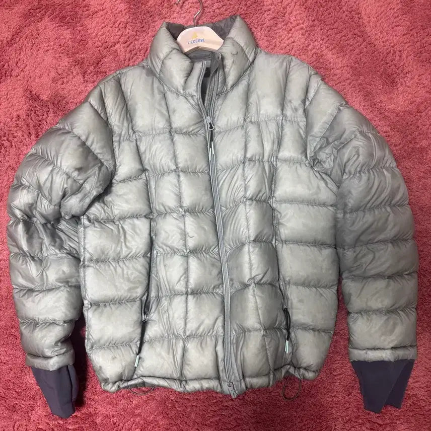 [BUNJANG] 999 Humanity Lightweight Down Jacket (Sky Blue, Light Grey) / 999휴머니티 경량패딩 (라이트그레이,하늘)