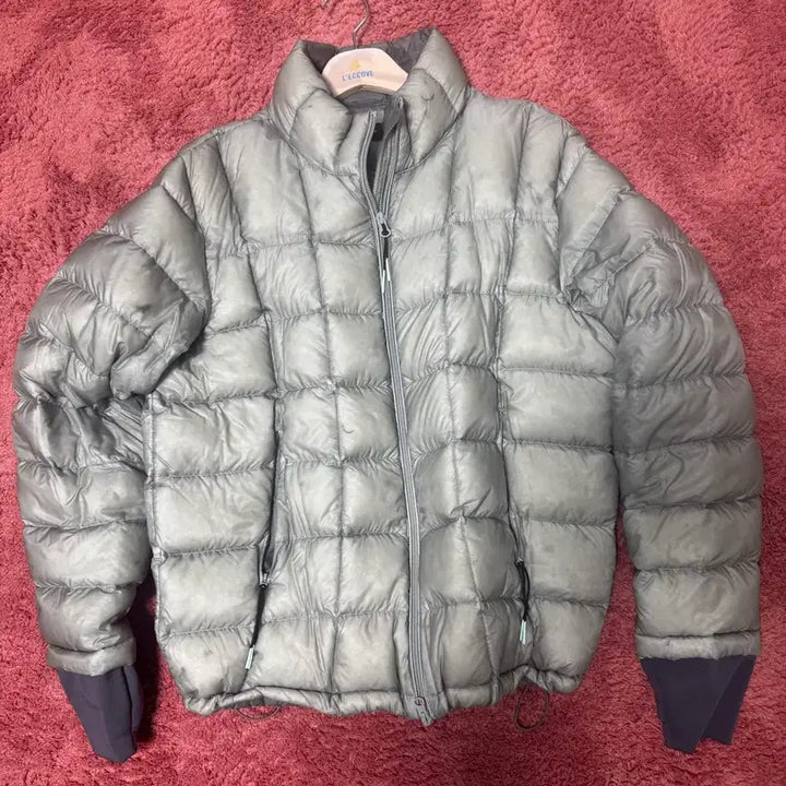 [BUNJANG] 999 Humanity Lightweight Down Jacket (Sky Blue, Light Grey) / 999휴머니티 경량패딩 (라이트그레이,하늘)