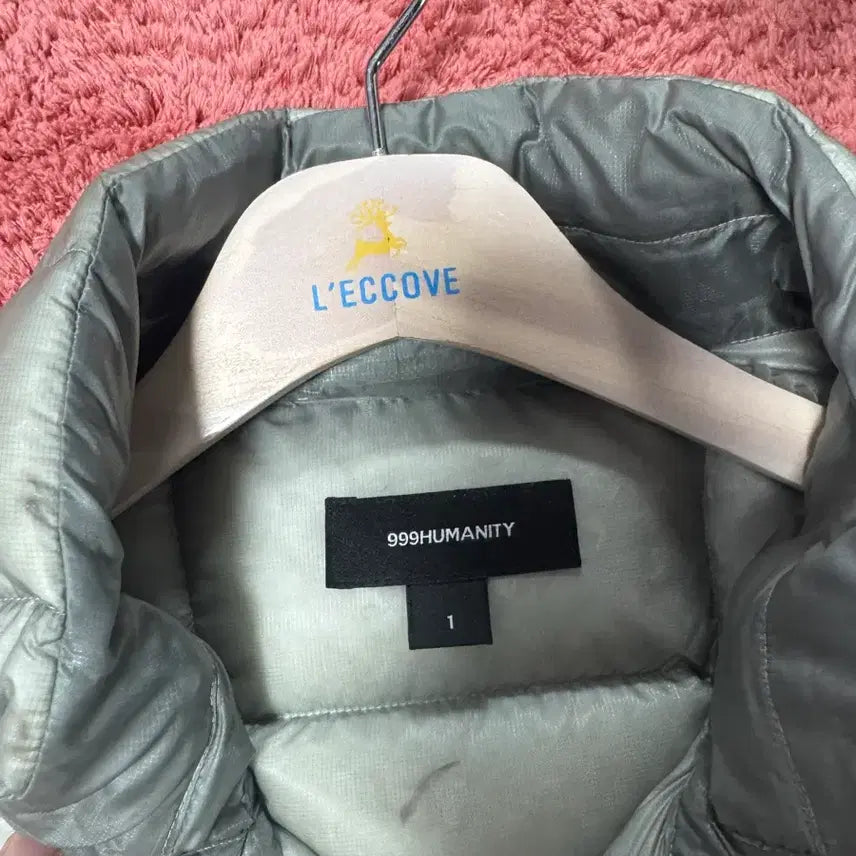 [BUNJANG] 999 Humanity Lightweight Down Jacket (Sky Blue, Light Grey) / 999휴머니티 경량패딩 (라이트그레이,하늘)