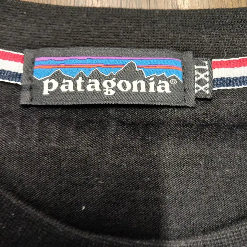 [BUNJANG] Patagonia Short Sleeve T-Shirt Black XXL / 파타고니아 반팔 티셔츠 블랙