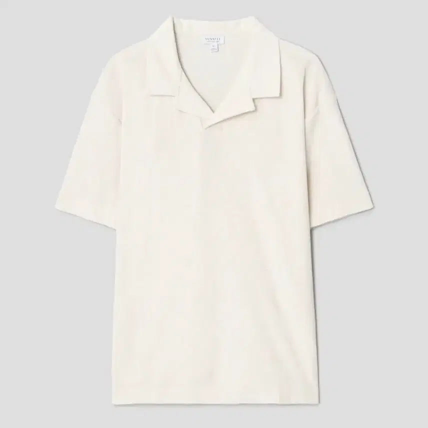 [BUNJANG] Sunspel Terry Open Collar Polo L / 선스펠 Sunspel 테리 오픈 카라 폴로 L (새상품)