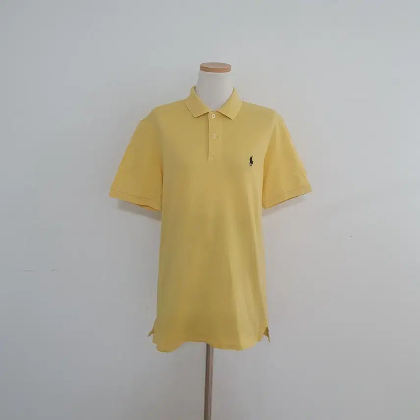 [BUNJANG] Polo Ralph Lauren Yellow Short Sleeve Polo Shirt / No.26051015 폴로 랄프로렌 반팔 폴로티 옐로우
