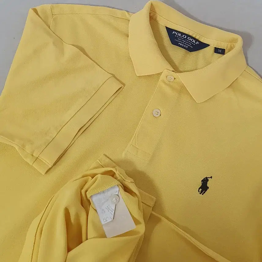 [BUNJANG] Polo Ralph Lauren Yellow Short Sleeve Polo Shirt / No.26051015 폴로 랄프로렌 반팔 폴로티 옐로우