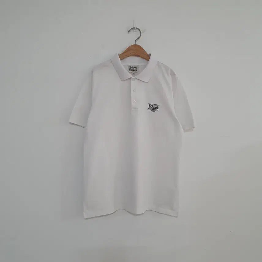 [BUNJANG] Marithe Francois Girbaud White Short Sleeve Polo T-Shirt / No.26051018 마리떼 프랑소와 저버 화이트 반팔 폴로티