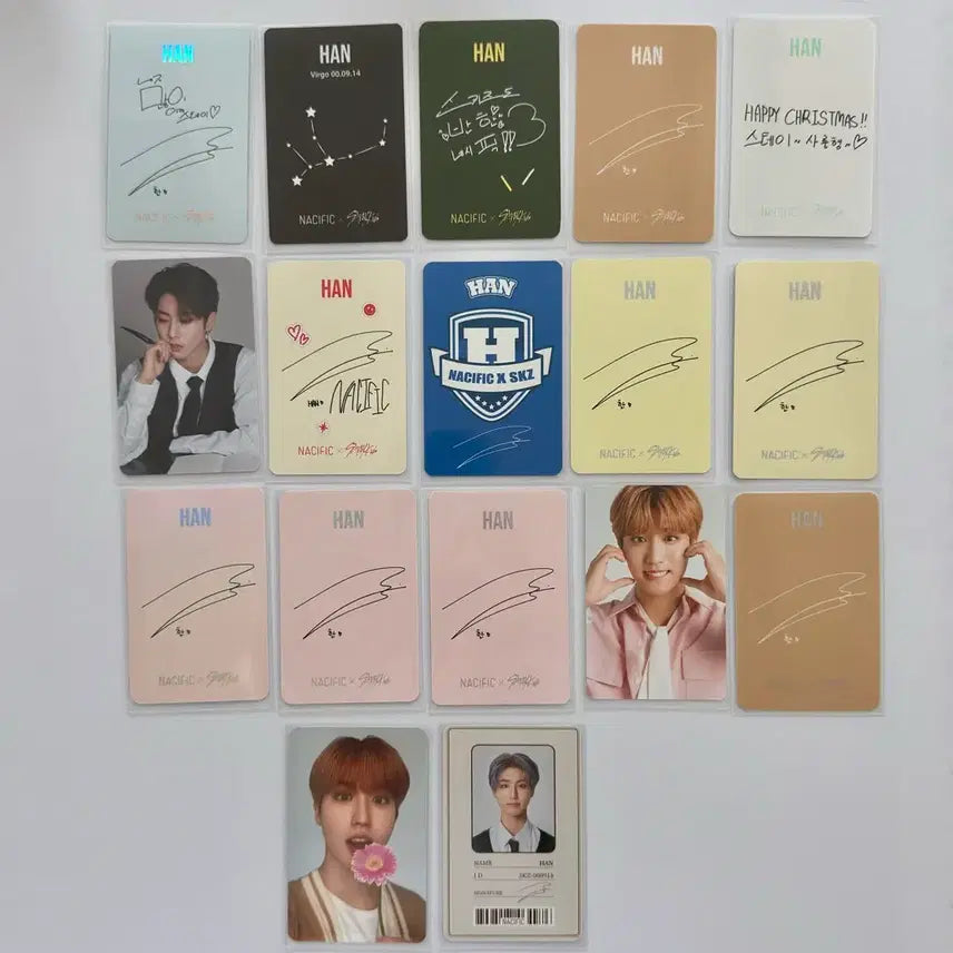 [BUNJANG] Stray Kids Han Jisung Nesipac Photocard Bundle Set / 일괄) SKZ 스트레이키즈 한지성 네시픽 포카 17장
