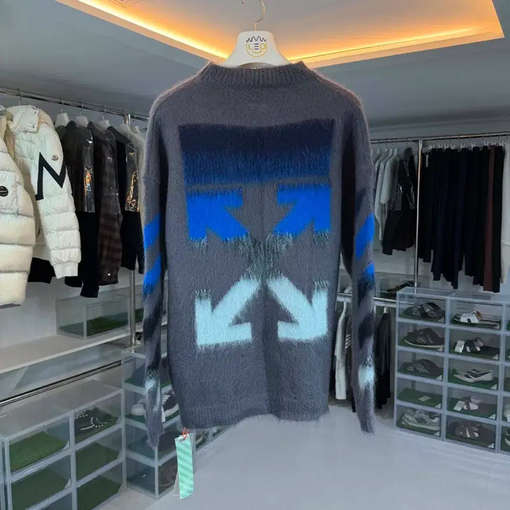[BUNJANG] Off-White Mohair Knit Sweater Small / 오프화이트 모헤어 니트 s