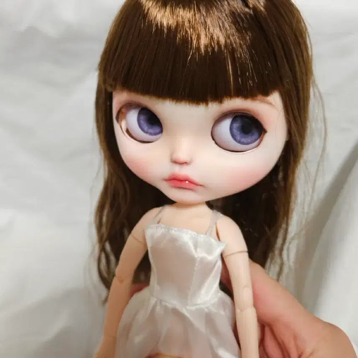 [BUNJANG] Custom Blythe Doll Brown Straight Hair / (가격제안)갈색생머리 커스텀 브라이스 페이크 블라이스 인형