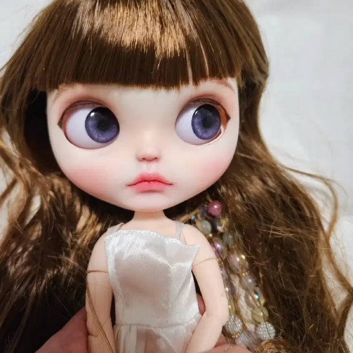 [BUNJANG] Custom Blythe Doll Brown Straight Hair / (가격제안)갈색생머리 커스텀 브라이스 페이크 블라이스 인형